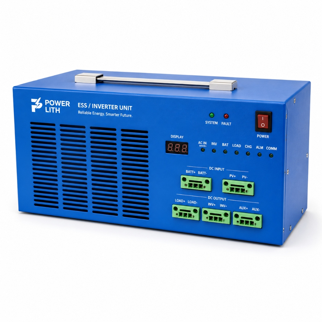 25.6V 100Ah ESS and Inverter Battery Pack Wall Mounted